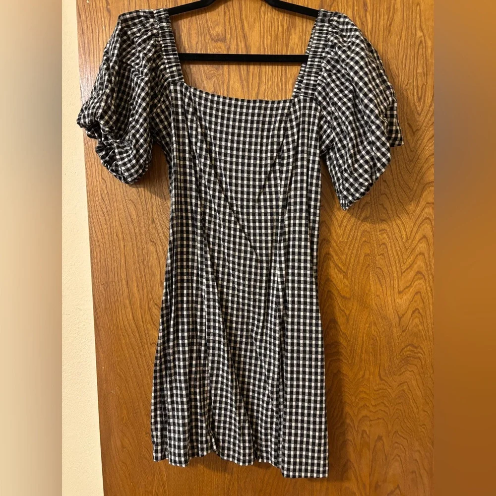 Fancy d boutique Black and white gingham dress - Picture 1 of 3